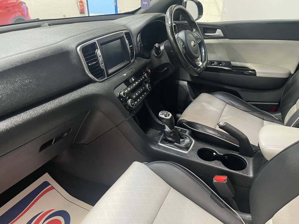 Kia Sportage Estate 1.7 Crdi Isg Gt-line Silver #3