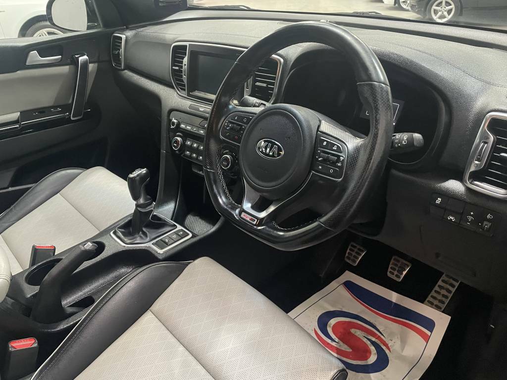 Kia Sportage Estate 1.7 Crdi Isg Gt-line Silver #4
