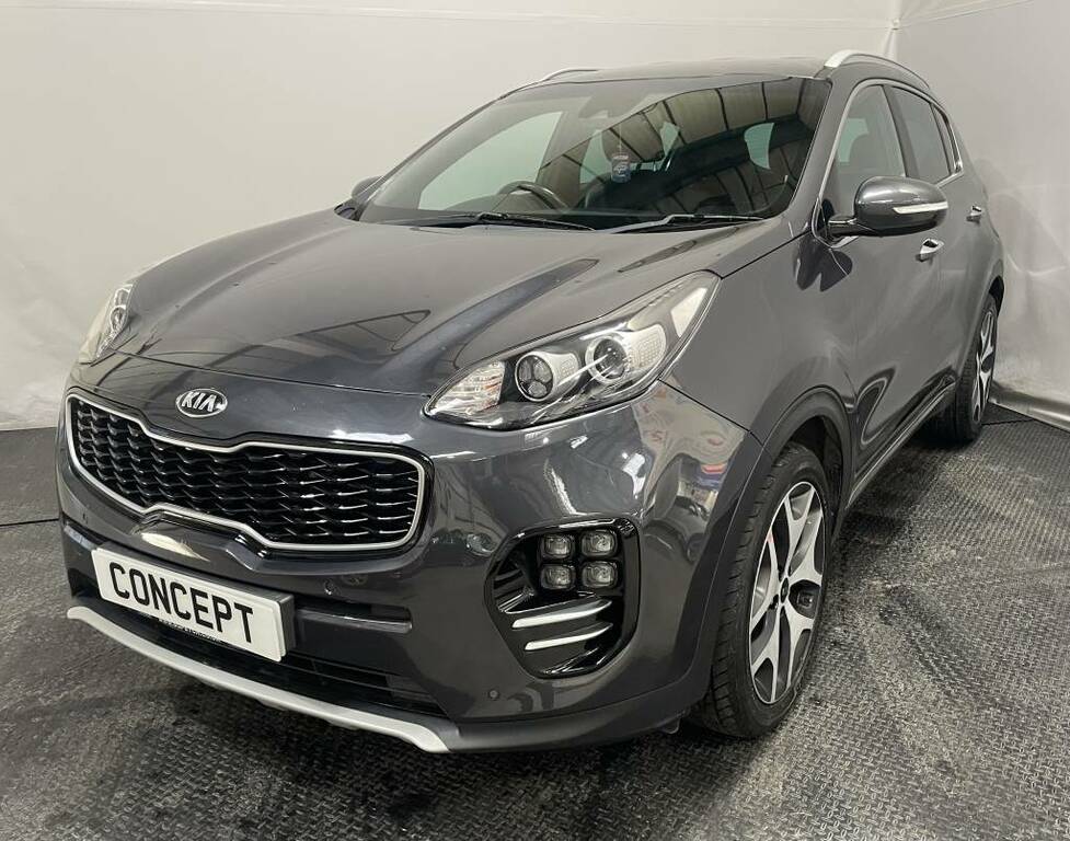 Kia Sportage Estate 1.7 Crdi Isg Gt-line Silver #2