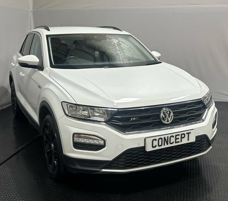 Volkswagen T-Roc Hatchback 1.6 Tdi Se White #2
