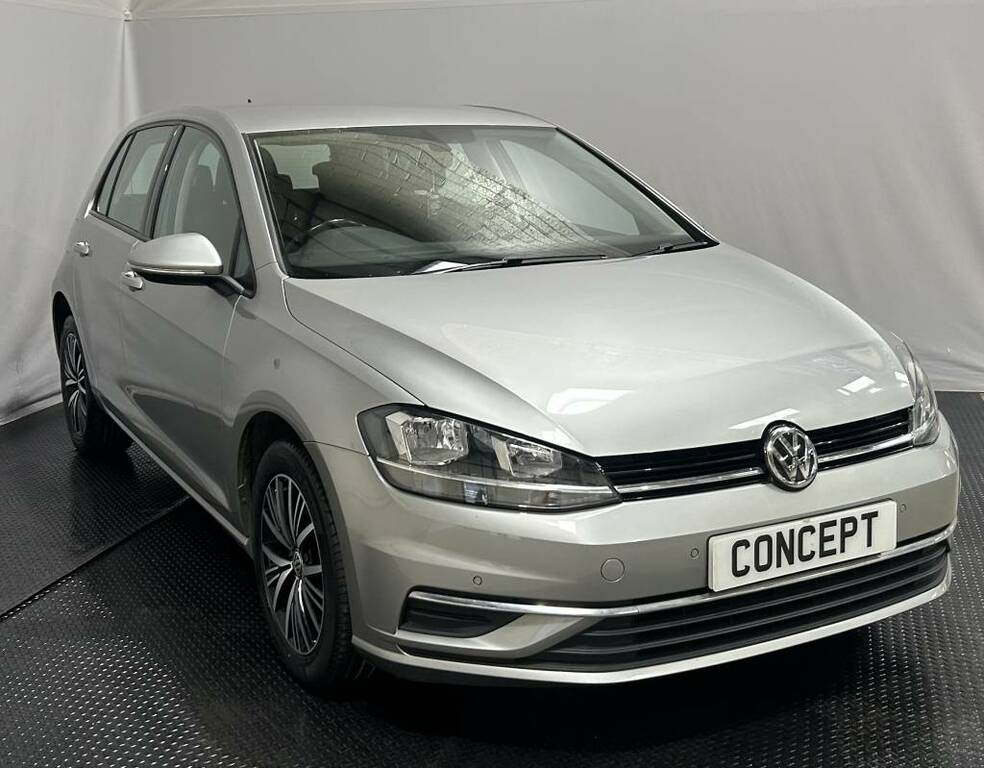 Volkswagen Golf Hatchback 1.6 Tdi Se Nav Silver #2