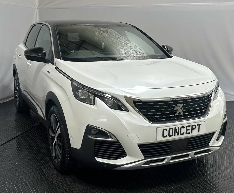 Peugeot 3008 Estate 1.6 Bluehdi 120 Gt Line White #2