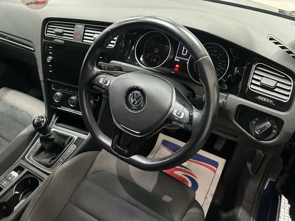 Volkswagen Golf Hatchback 1.6 Tdi Gt Blue #3