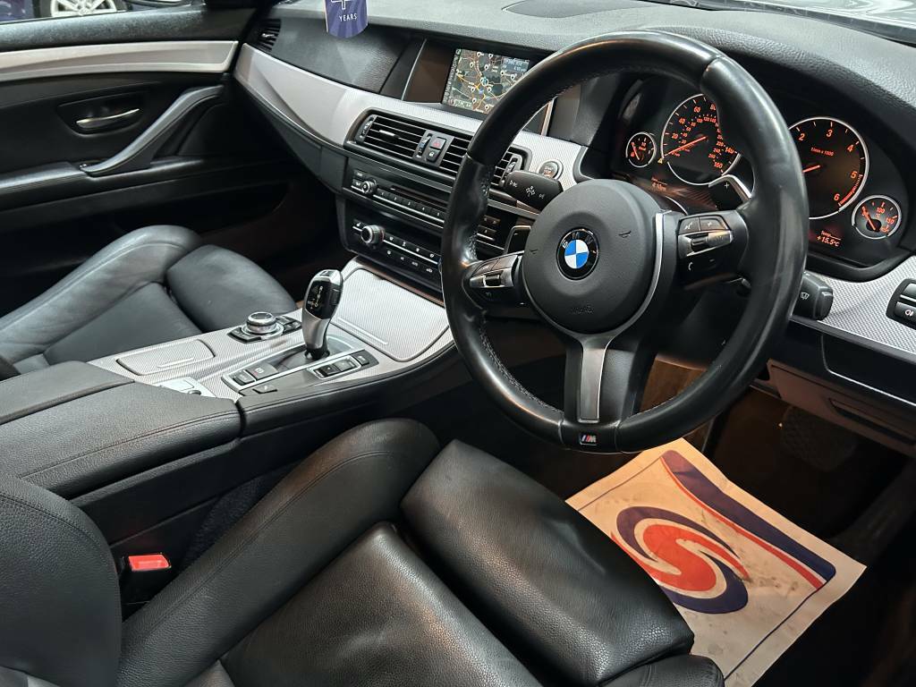 BMW 5 Series Saloon 520D 190 M Sport Silver #3