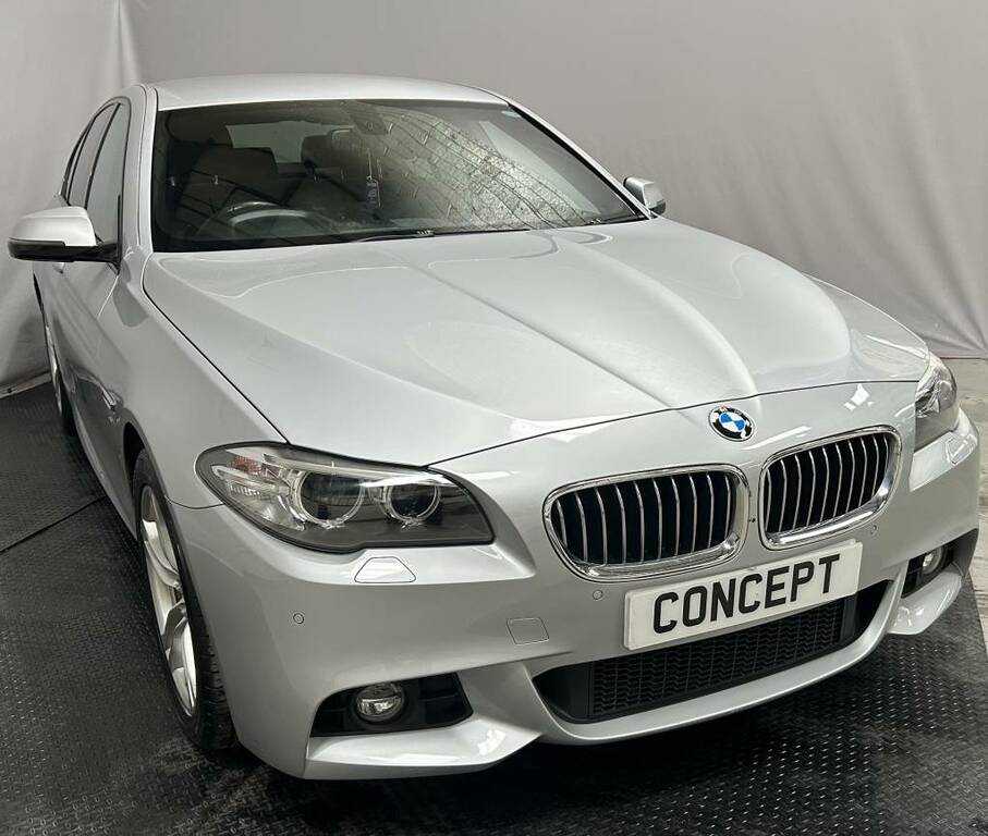 BMW 5 Series Saloon 520D 190 M Sport Silver #2