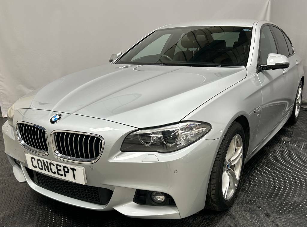BMW 5 Series Saloon 520D 190 M Sport Silver