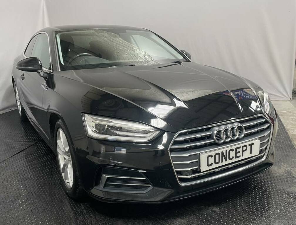 Audi A5 Coupe 2.0 Tdi Ultra Sport Black #2
