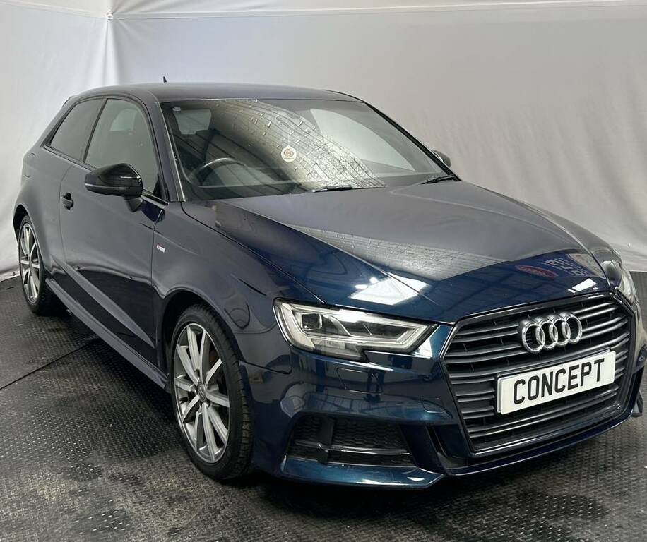 Audi A3 Hatchback Special Editi 2.0 Tdi Black Edition Blue #2