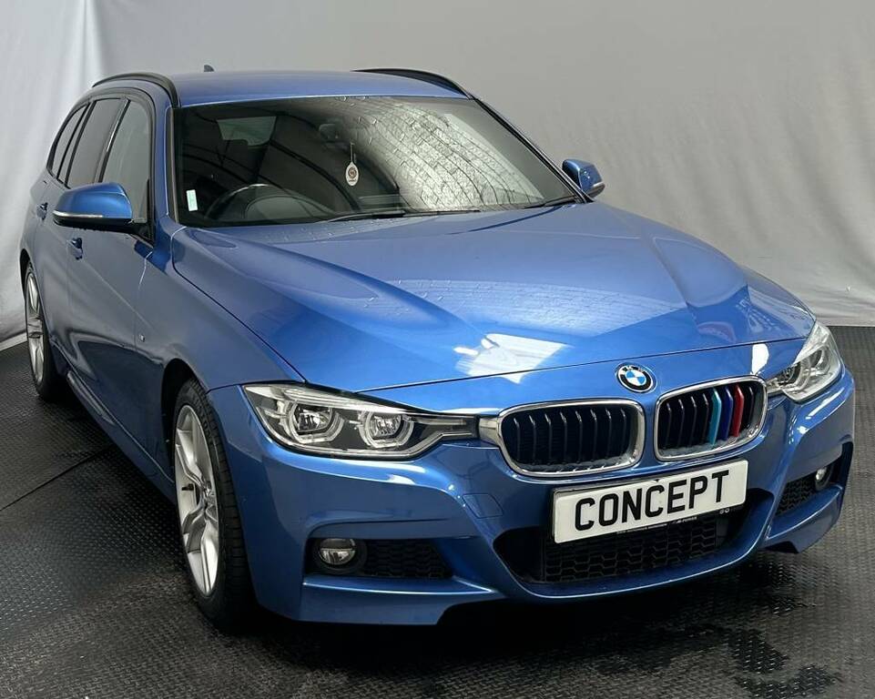 BMW 3 Series Touring 320D M Sport Blue #2