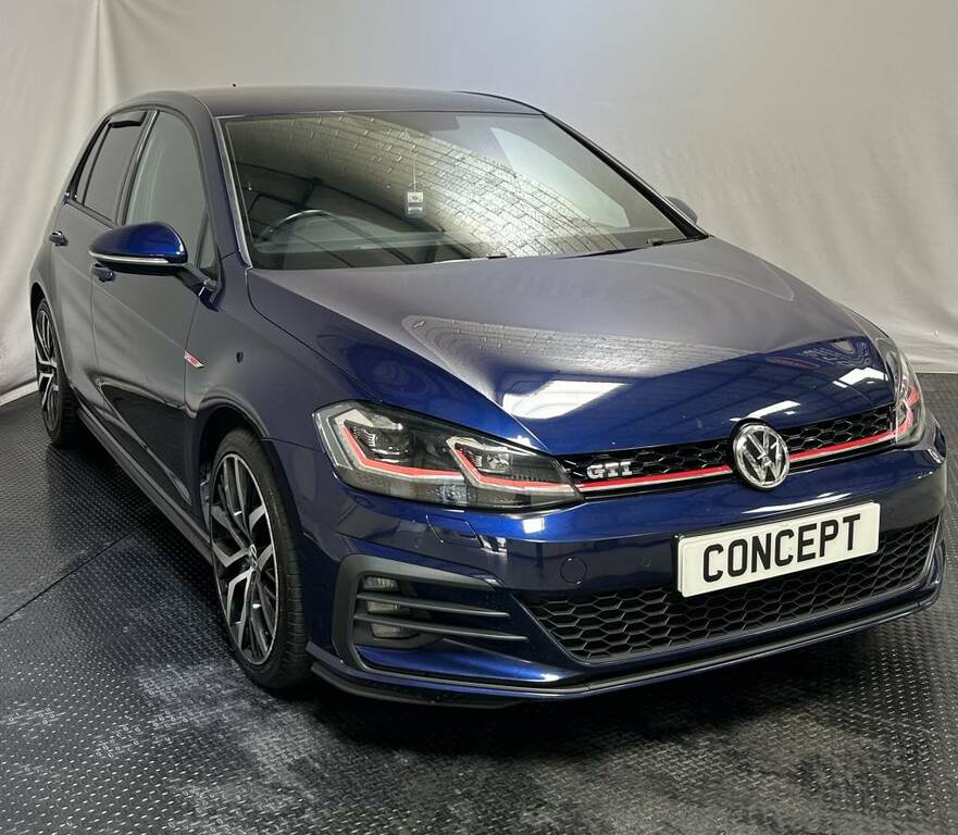 Volkswagen Golf Hatchback 2.0 Tsi Gti Blue #2