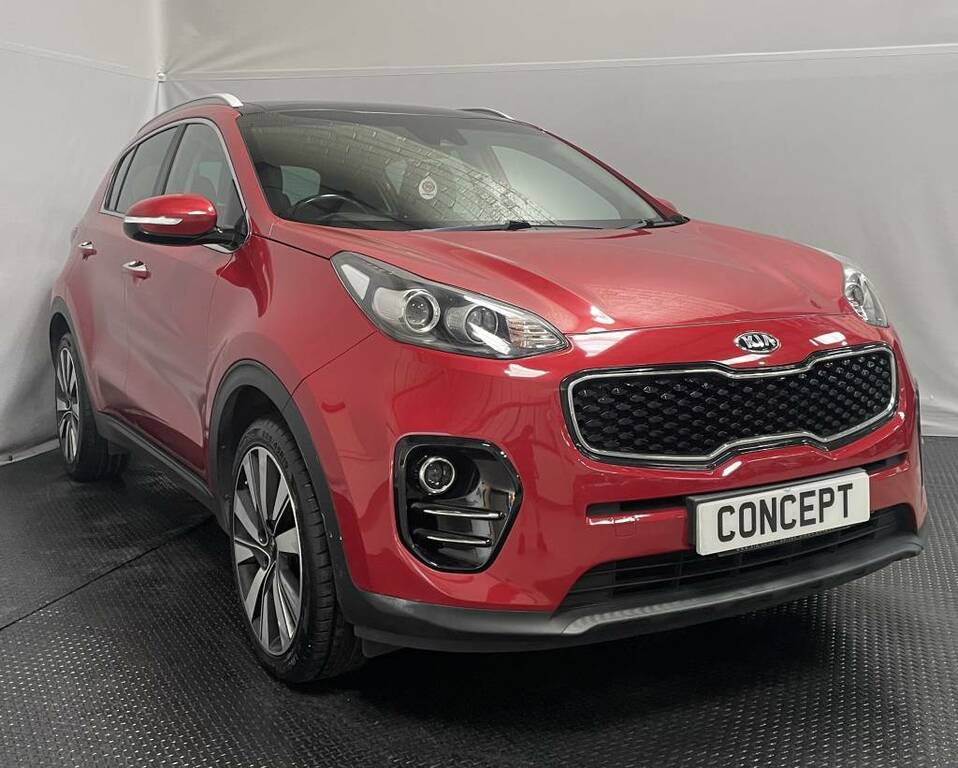 Kia Sportage Estate 1.7 Crdi Isg 3 Red #2