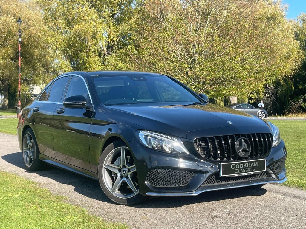 Mercedes-Benz C Class 2.1 C220d Amg Line Premium Plus Saloon Diese Black