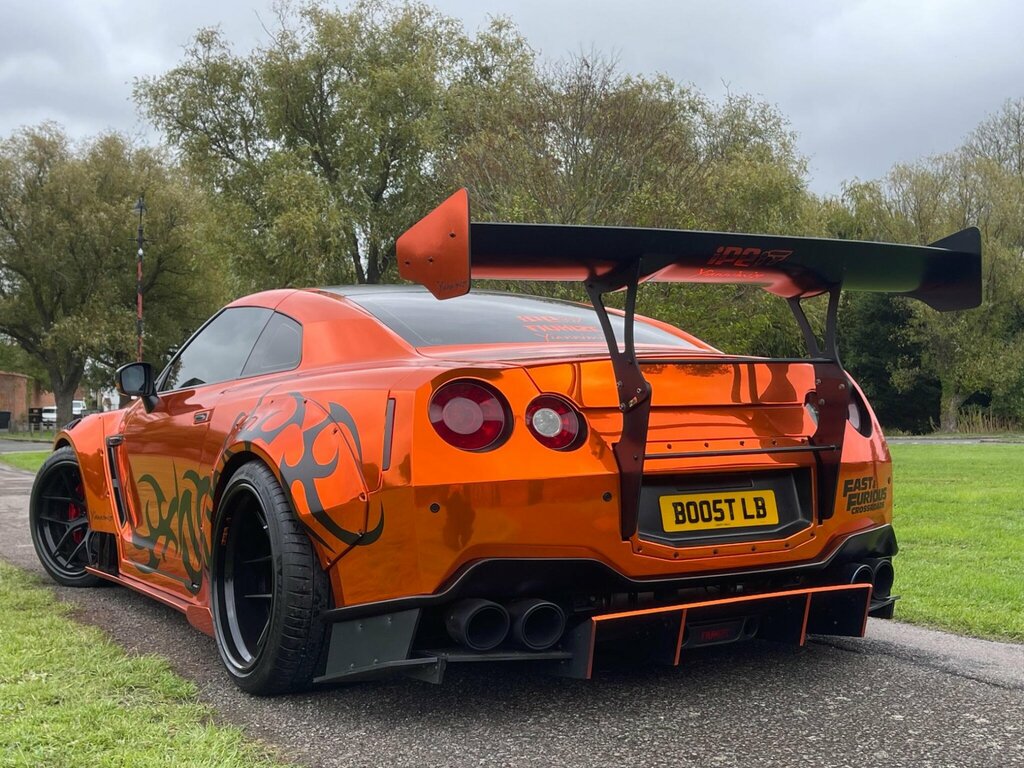 Nissan GT-R 3.8 V6 Black Edition 4Wd Euro 4 Orange #4