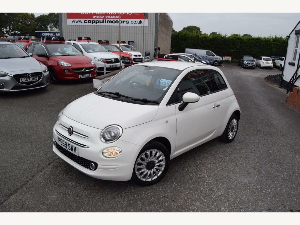 Fiat 500 1.2 Lounge Euro 6 S S White