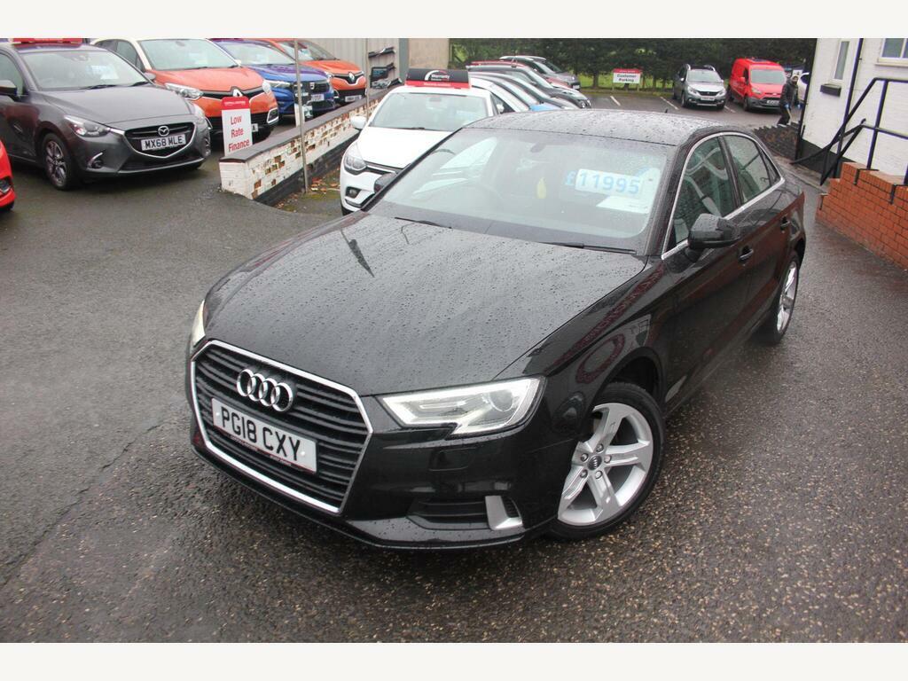 Audi A3 1.0 Tfsi Sport Euro 6 S S PG18CXY Black #2