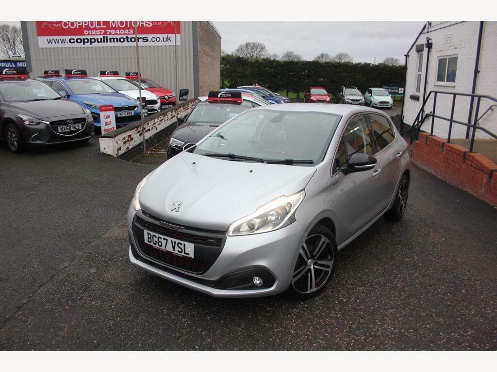 Peugeot 208 1.2 Puretech Gt Line Euro 6 S S BG67VSL Silver #2