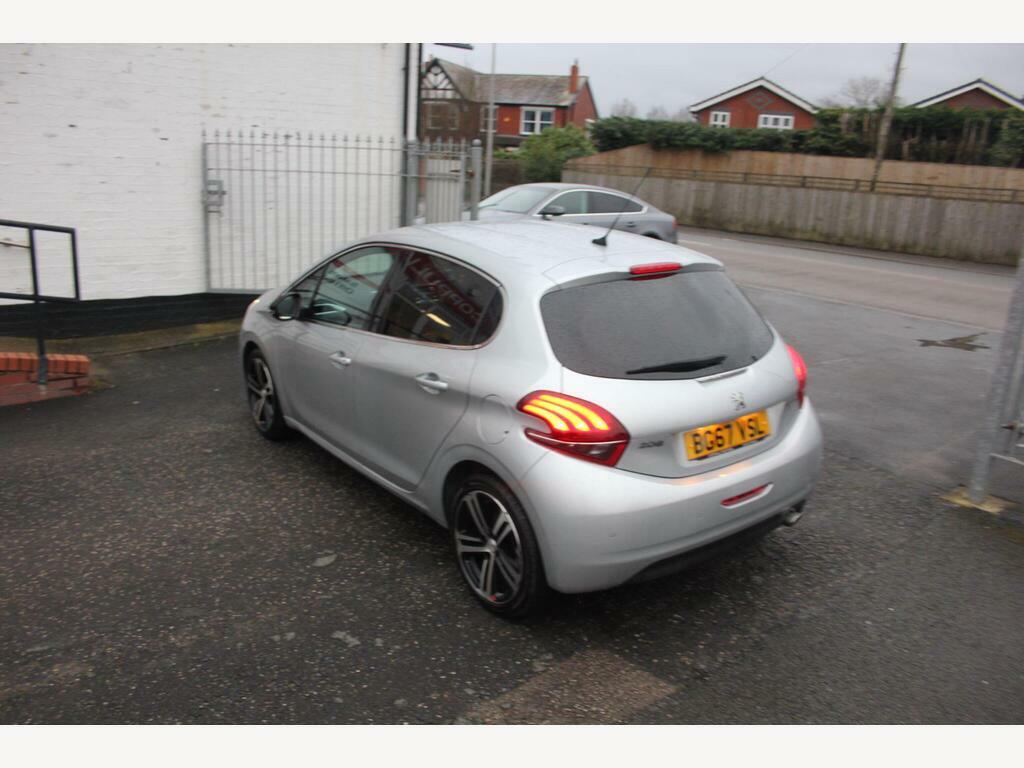 Peugeot 208 1.2 Puretech Gt Line Euro 6 S S BG67VSL Silver #4