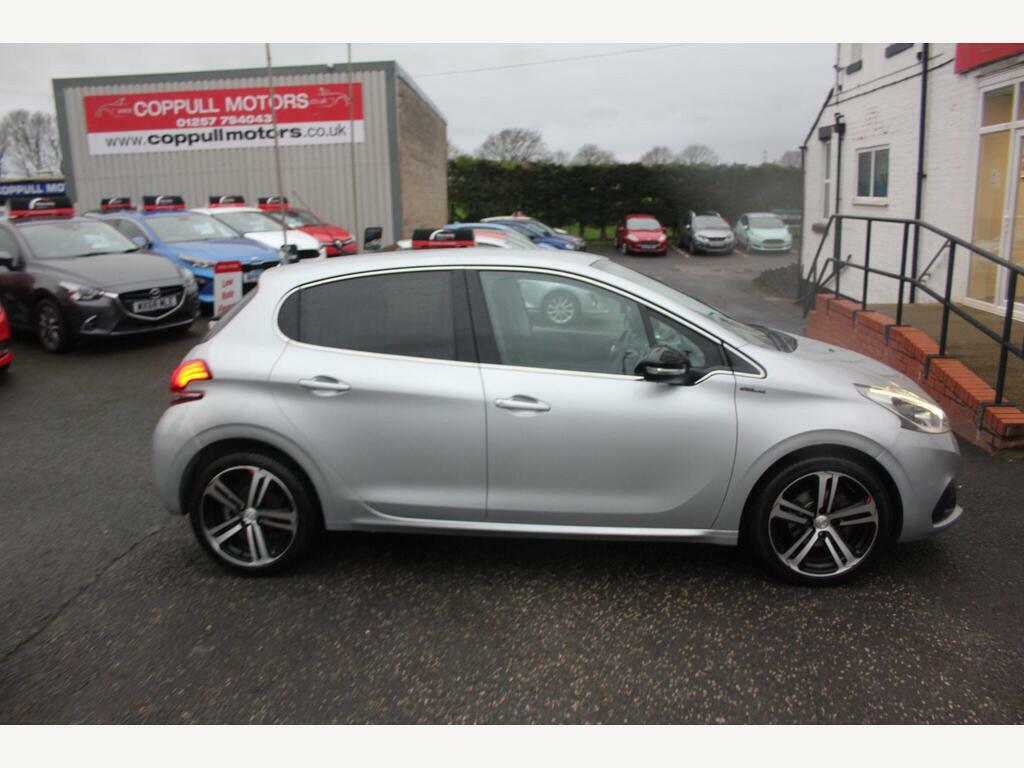 Peugeot 208 1.2 Puretech Gt Line Euro 6 S S BG67VSL Silver #3