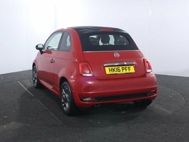 Fiat 500C 0.9 Twinair S Convertible Euro 6 Red #5