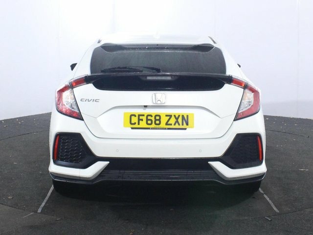Honda Civic 1.0 Vtec Turbo Sport Line Hatchback Man CF68ZXN White #6