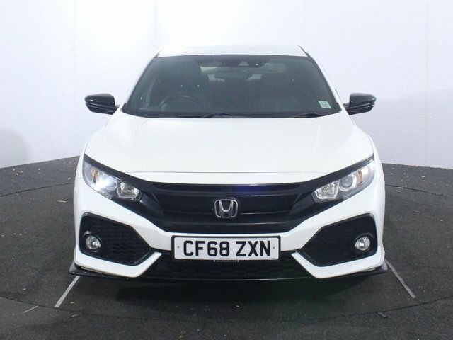 Honda Civic 1.0 Vtec Turbo Sport Line Hatchback Man CF68ZXN White #2