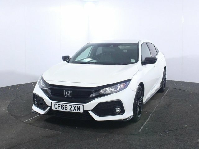 Honda Civic 1.0 Vtec Turbo Sport Line Hatchback Man CF68ZXN White #3