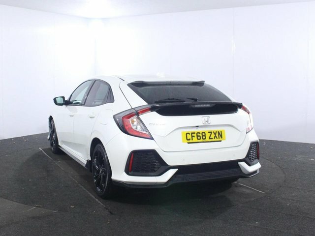 Honda Civic 1.0 Vtec Turbo Sport Line Hatchback Man CF68ZXN White #5