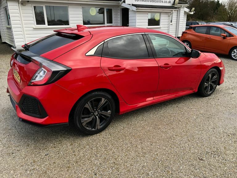 Honda Civic 1.0 Vtec Turbo 126 Sr Sat Nav WL68GEJ Red #5