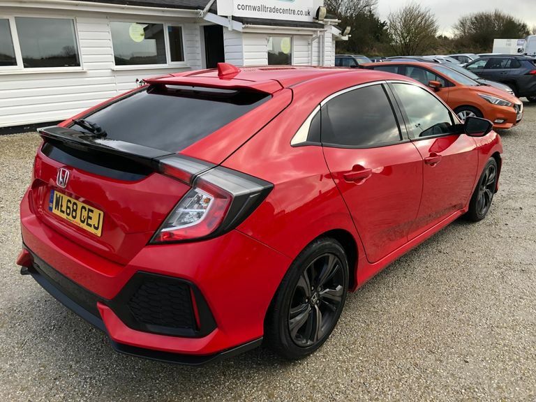 Honda Civic 1.0 Vtec Turbo 126 Sr Sat Nav WL68GEJ Red #3