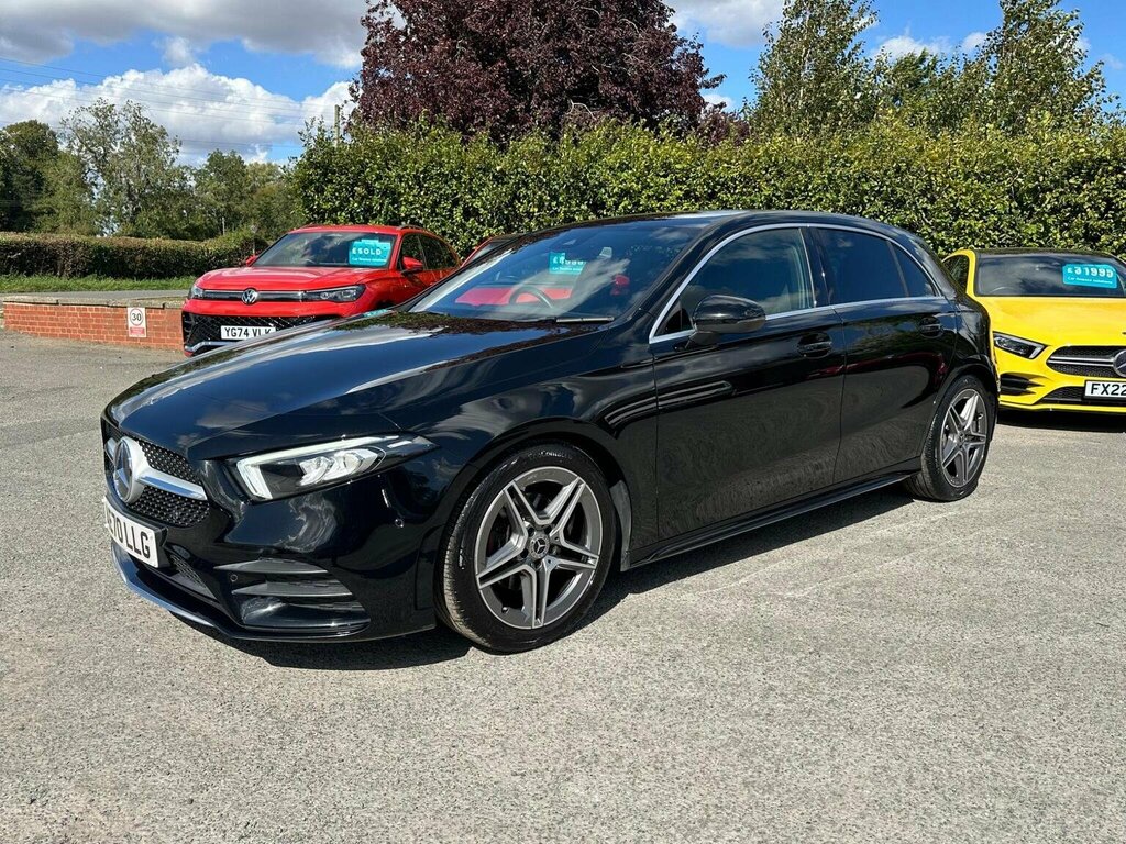 Mercedes-Benz A Class Hatchback 1.3 A200 Amg Line Executive Euro 6 S AE70LLG Black #3