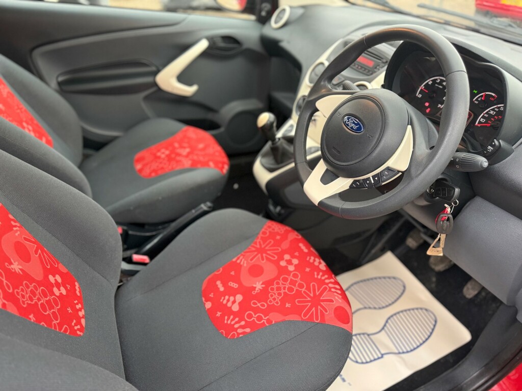 Ford KA 1.2 Edge Hatchback Euro 5 Ss VN65NCX Red #3