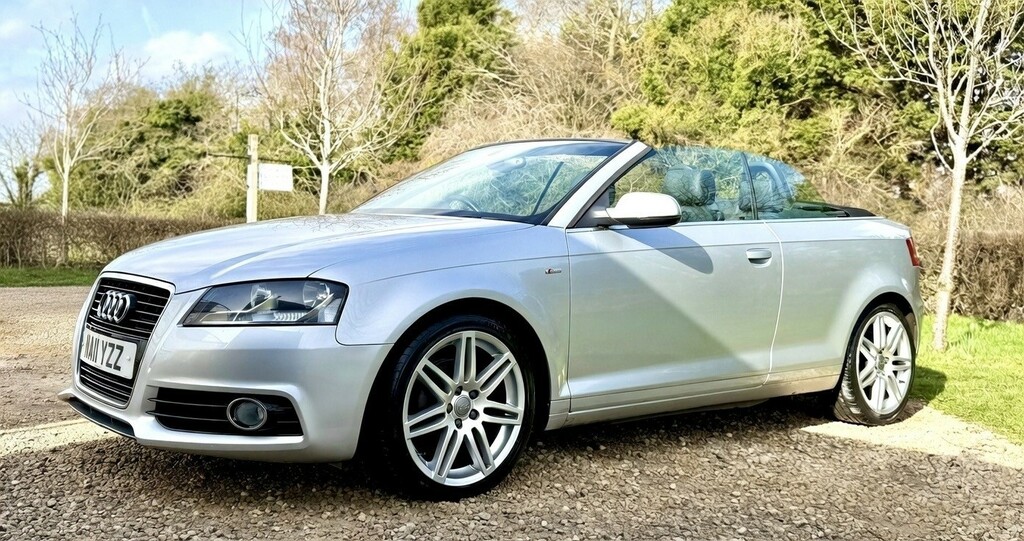 Audi Cabriolet 2.0 Tdi White #2