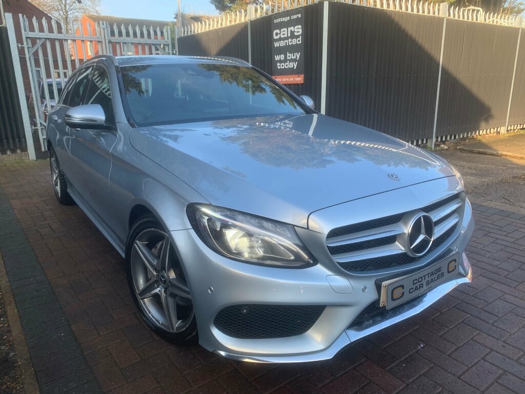 Mercedes-Benz C Class 2.1 C220d Amg Line Estate G-tronic Eur Silver