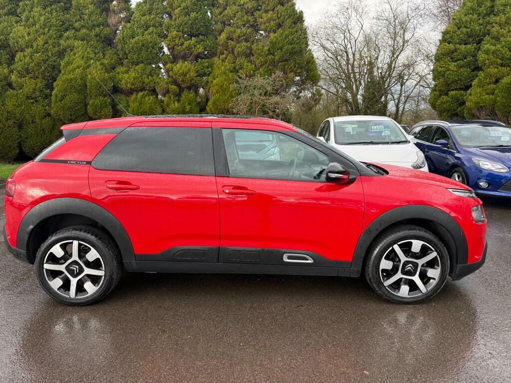Citroen C4 Cactus 1.5 Bluehdi Flair Euro 6 S S YJ68BGW Red #2