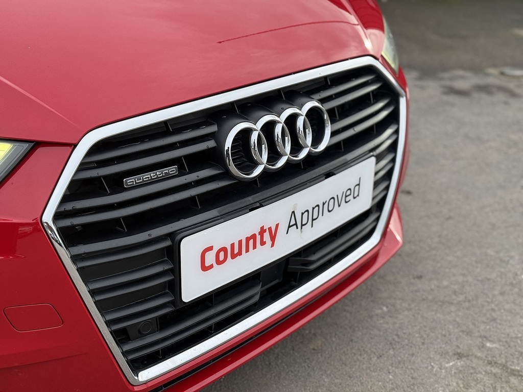 Audi A3 Sportback Tfsi Quattro Sport WX17NPE Red #5