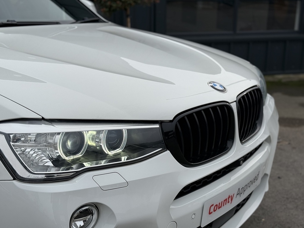 BMW X3 Xdrive20d M Sport WX17NSE White #3