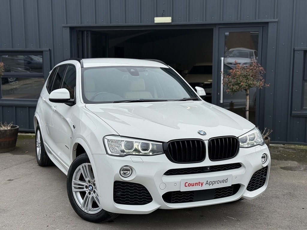 BMW X3 Xdrive20d M Sport WX17NSE White #2