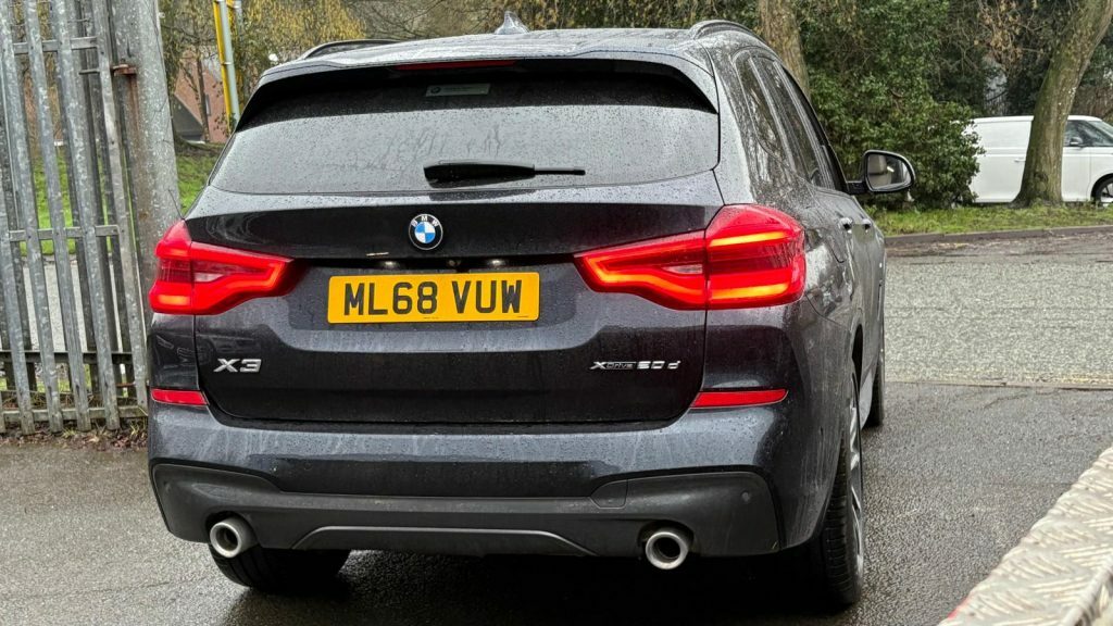 BMW X3 Xdrive20d M Sport Step 2018 2.0 ML68VUW Black #4