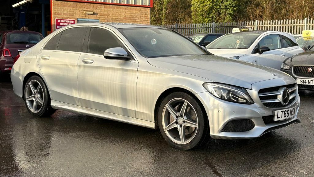 Mercedes-Benz C Class C220d Amg Line 2016 Silver