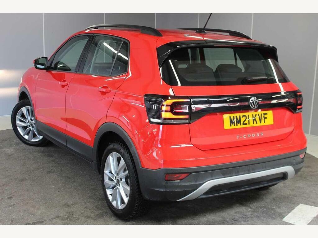 Volkswagen T-Cross 1.0 Tsi Se Dsg Euro 6 Ss MM21KVF Red #6