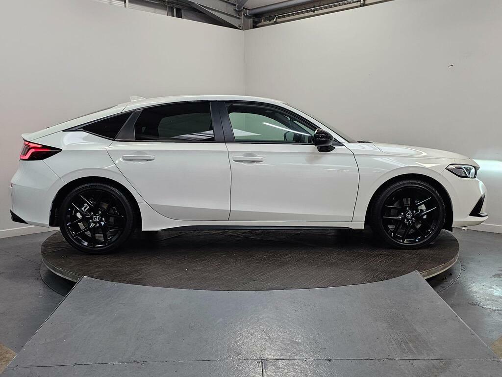 Honda Civic 2.0 H I-mmd Sport Ecvt Euro 6 Ss PK24ORT White #5