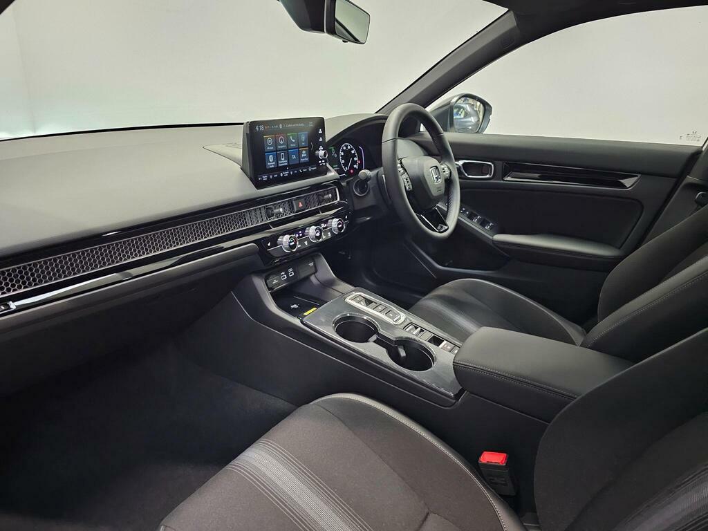Honda Civic 2.0 H I-mmd Sport Ecvt Euro 6 Ss PK24ORT White #6