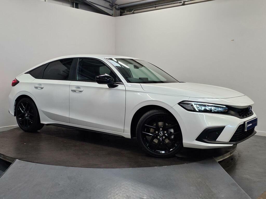 Honda Civic 2.0 H I-mmd Sport Ecvt Euro 6 Ss PK24ORT White #3
