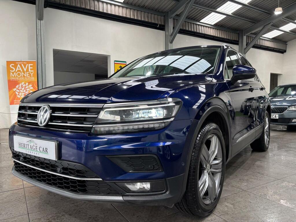 Volkswagen Tiguan Suv 2.0 Tdi Sel Dsg 4Motion Euro 6 Ss 2018 GP18FZZ Blue #3