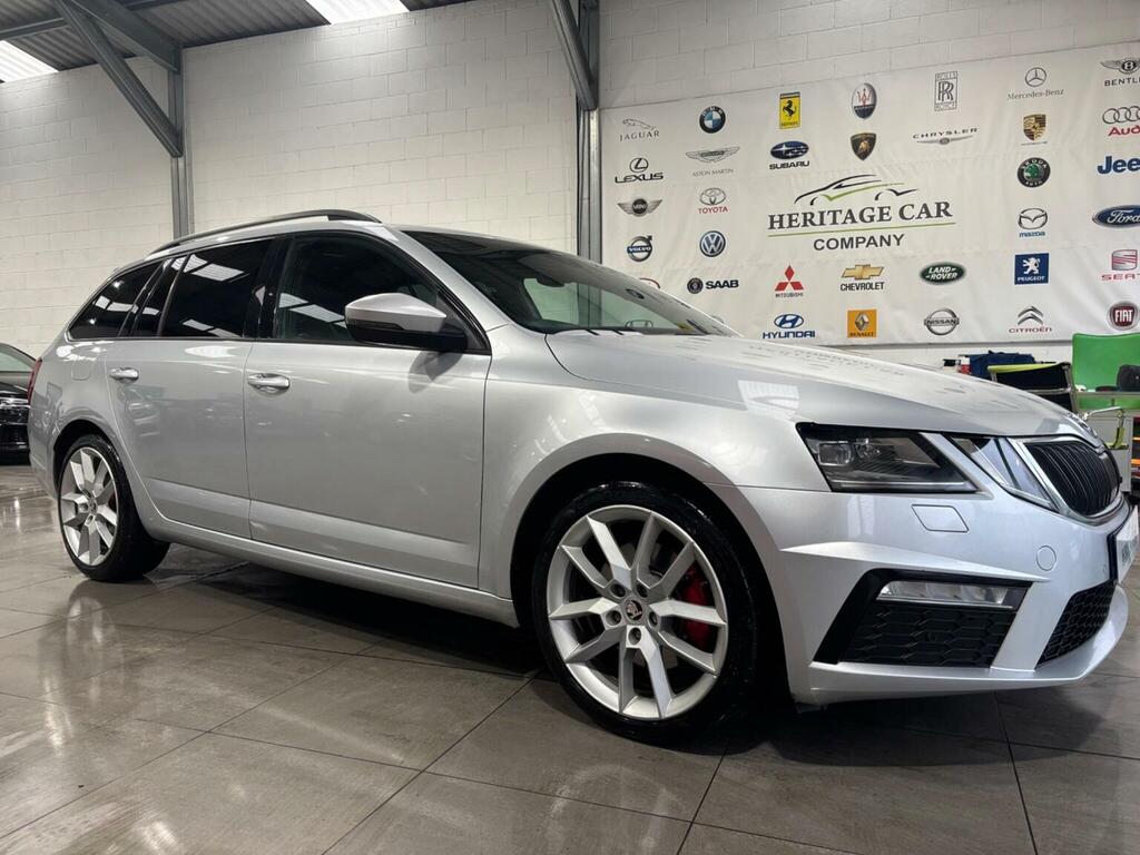 Skoda Octavia Estate 2.0 Tdi Vrs Dsg 4Wd Euro 6 Ss 2018 Silver #3
