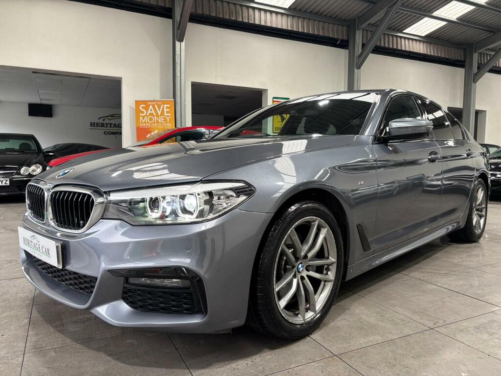BMW 5 Series Saloon 2.0 520D M Sport Euro 6 Ss 201 FY69XDW Blue #5
