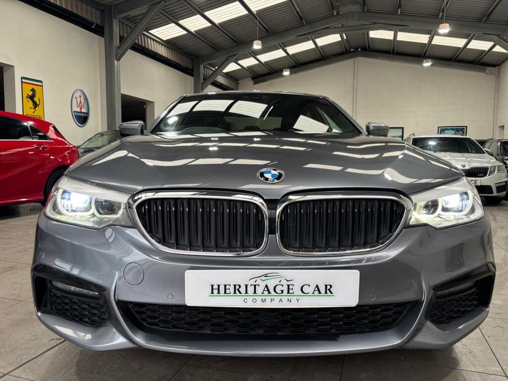 BMW 5 Series Saloon 2.0 520D M Sport Euro 6 Ss 201 FY69XDW Blue #2
