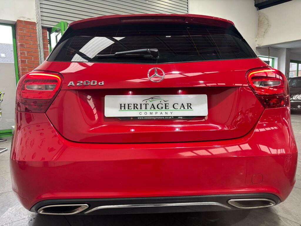 Mercedes-Benz A Class Hatchback 2.1 A200d Sport Euro 6 Ss 20171 Red #3