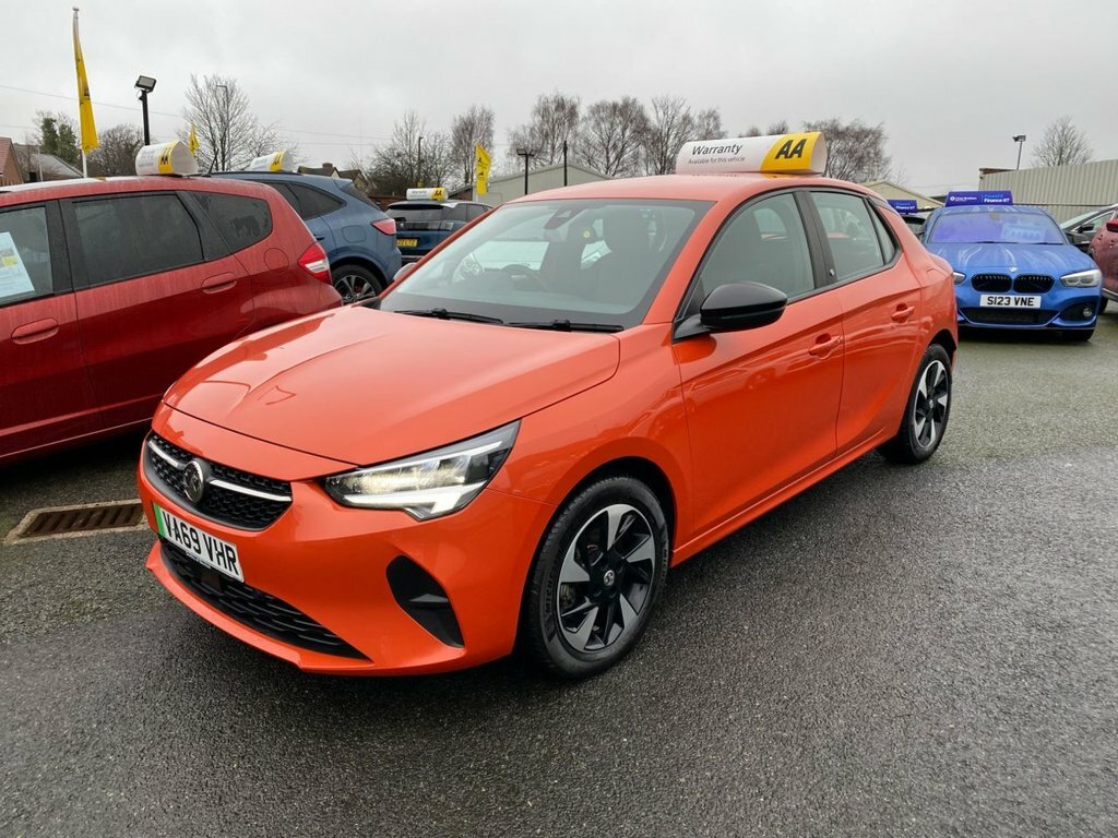 Vauxhall Corsa-e Hatchback VA69VHR Orange #3