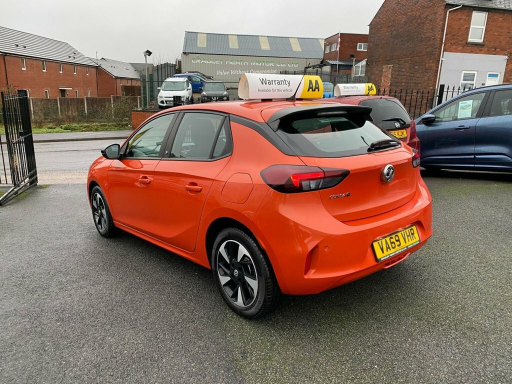 Vauxhall Corsa-e Hatchback VA69VHR Orange #4
